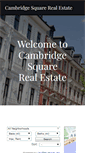 Mobile Screenshot of cambridgesquarerealestate.com