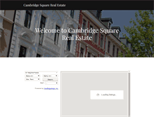 Tablet Screenshot of cambridgesquarerealestate.com